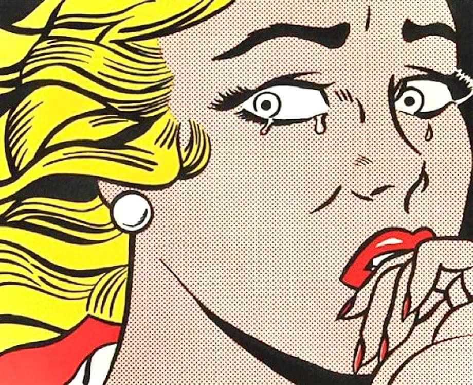 Pop art print (after Lichtenstein)