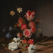 Still Life with a Bouquet in the Making Creator Dirck de Bray Date 1674